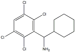 cyclohexyl(2,3,5,6-tetrachlorophenyl)methanamine Struktur