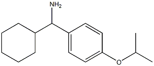 cyclohexyl[4-(propan-2-yloxy)phenyl]methanamine Struktur