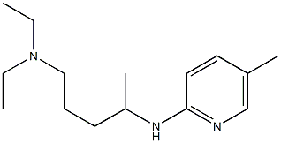 diethyl({4-[(5-methylpyridin-2-yl)amino]pentyl})amine Struktur