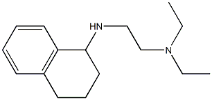 diethyl[2-(1,2,3,4-tetrahydronaphthalen-1-ylamino)ethyl]amine Struktur