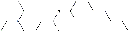 diethyl[4-(nonan-2-ylamino)pentyl]amine Struktur