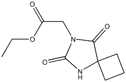 ethyl (6,8-dioxo-5,7-diazaspiro[3.4]oct-7-yl)acetate Struktur