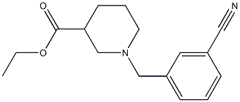 ethyl 1-(3-cyanobenzyl)piperidine-3-carboxylate Struktur