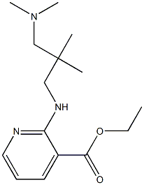 ethyl 2-({2-[(dimethylamino)methyl]-2-methylpropyl}amino)pyridine-3-carboxylate Struktur