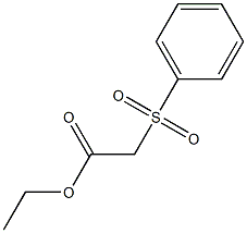 ethyl 2-(benzenesulfonyl)acetate Struktur