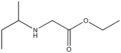 ethyl 2-(butan-2-ylamino)acetate Struktur