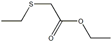 ethyl 2-(ethylsulfanyl)acetate Struktur