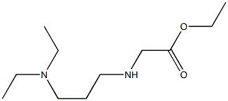 ethyl 2-{[3-(diethylamino)propyl]amino}acetate Struktur