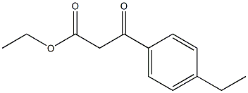 ethyl 3-(4-ethylphenyl)-3-oxopropanoate Struktur