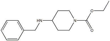 ethyl 4-(benzylamino)piperidine-1-carboxylate Struktur