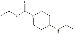 ethyl 4-(propan-2-ylamino)piperidine-1-carboxylate Struktur