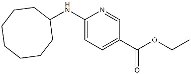 ethyl 6-(cyclooctylamino)pyridine-3-carboxylate Struktur