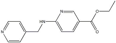 ethyl 6-[(pyridin-4-ylmethyl)amino]pyridine-3-carboxylate Struktur