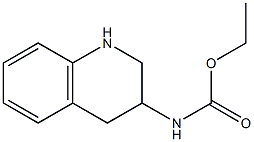 ethyl N-(1,2,3,4-tetrahydroquinolin-3-yl)carbamate Struktur