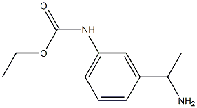 ethyl N-[3-(1-aminoethyl)phenyl]carbamate Struktur