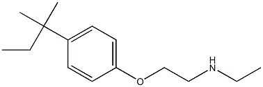 ethyl({2-[4-(2-methylbutan-2-yl)phenoxy]ethyl})amine Struktur