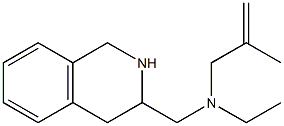 ethyl(2-methylprop-2-en-1-yl)(1,2,3,4-tetrahydroisoquinolin-3-ylmethyl)amine Struktur