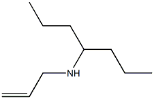 heptan-4-yl(prop-2-en-1-yl)amine Struktur