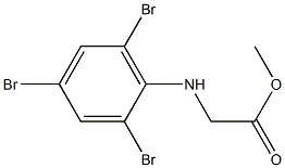 methyl 2-[(2,4,6-tribromophenyl)amino]acetate Struktur