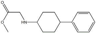 methyl 2-[(4-phenylcyclohexyl)amino]acetate Struktur