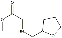 methyl 2-[(oxolan-2-ylmethyl)amino]acetate Struktur