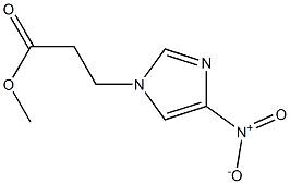 methyl 3-(4-nitro-1H-imidazol-1-yl)propanoate Struktur