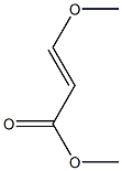 methyl 3-methoxyprop-2-enoate Struktur