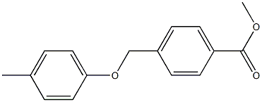 methyl 4-(4-methylphenoxymethyl)benzoate Struktur