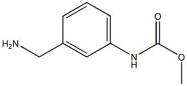 methyl N-[3-(aminomethyl)phenyl]carbamate Struktur