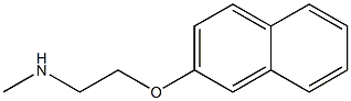 methyl[2-(naphthalen-2-yloxy)ethyl]amine Struktur