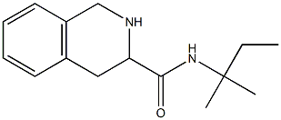 N-(1,1-dimethylpropyl)-1,2,3,4-tetrahydroisoquinoline-3-carboxamide Struktur