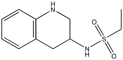 N-(1,2,3,4-tetrahydroquinolin-3-yl)ethane-1-sulfonamide Struktur