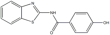 N-(1,3-benzothiazol-2-yl)-4-hydroxybenzamide Struktur