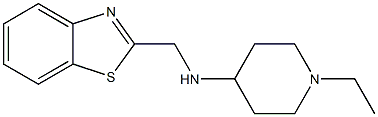 N-(1,3-benzothiazol-2-ylmethyl)-1-ethylpiperidin-4-amine Struktur