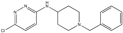 N-(1-benzylpiperidin-4-yl)-6-chloropyridazin-3-amine Struktur