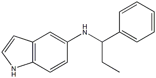 N-(1-phenylpropyl)-1H-indol-5-amine Struktur