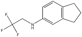 N-(2,2,2-trifluoroethyl)-2,3-dihydro-1H-inden-5-amine Struktur