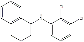 N-(2,3-dichlorophenyl)-1,2,3,4-tetrahydronaphthalen-1-amine Struktur