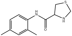 N-(2,4-dimethylphenyl)-1,3-thiazolidine-4-carboxamide Struktur