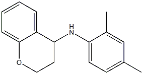 N-(2,4-dimethylphenyl)-3,4-dihydro-2H-1-benzopyran-4-amine Struktur