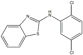 N-(2,5-dichlorophenyl)-1,3-benzothiazol-2-amine Struktur