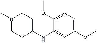 N-(2,5-dimethoxyphenyl)-1-methylpiperidin-4-amine Struktur