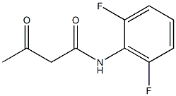 N-(2,6-difluorophenyl)-3-oxobutanamide Struktur