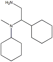 N-(2-amino-1-cyclohexylethyl)-N-methylcyclohexanamine Struktur