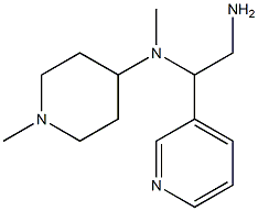 N-(2-amino-1-pyridin-3-ylethyl)-N-methyl-N-(1-methylpiperidin-4-yl)amine Struktur