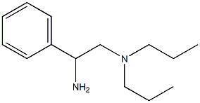 N-(2-amino-2-phenylethyl)-N,N-dipropylamine Struktur