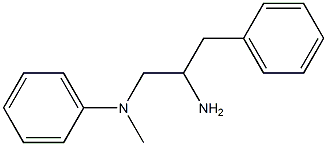 N-(2-amino-3-phenylpropyl)-N-methylaniline Struktur