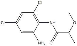 N-(2-amino-4,6-dichlorophenyl)-2-methoxypropanamide Struktur