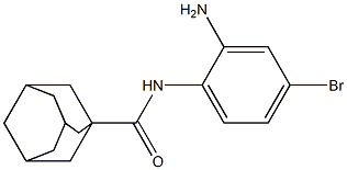 N-(2-amino-4-bromophenyl)adamantane-1-carboxamide Struktur