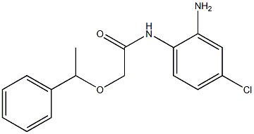 N-(2-amino-4-chlorophenyl)-2-(1-phenylethoxy)acetamide Struktur